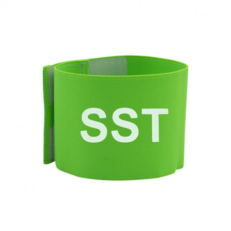 Brassard ELASTIQUE SST VERT FLUO SST BLANC